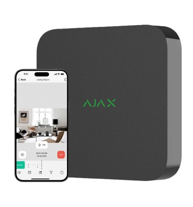 Видеорегистратор Ajax NVR (16ch) (8EU) black