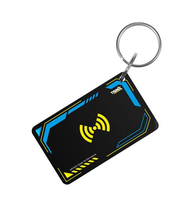 Ключ Trinix Proximity-key EM+MF epoxy прямоугольный 30*50 мм желто-голубой