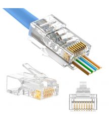 Роз'єм RJ-45 Cat-5 наскрізного підключення