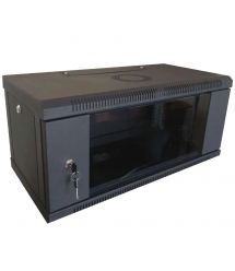 Шкаф коммутационный настенный 4U 600x450 Hypernet WMNC-4U-FLAT-BLACK
