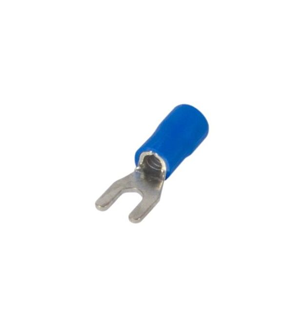 Изолированный вилочный наконечник 0.5-1.5 кв.мм, синий E.NEXT e.terminal.stand.sv.1,25.5.blue