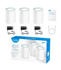 Комплект точок доступу WiFi 5 Mesh Cudy M1300 (3-Pack) 3 штуки дводіапазонні гігабітні