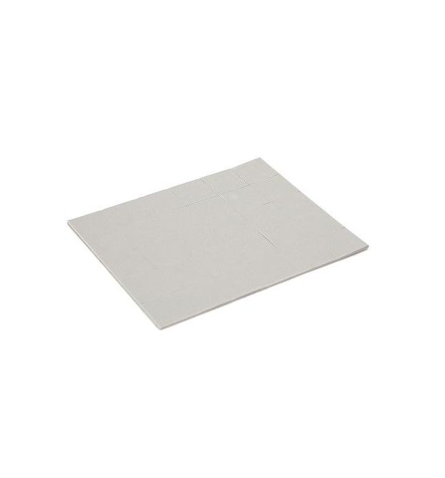 Силиконовая термопрокладка HY-100, пластинка 30 штук -15х15х1mm), Gray,