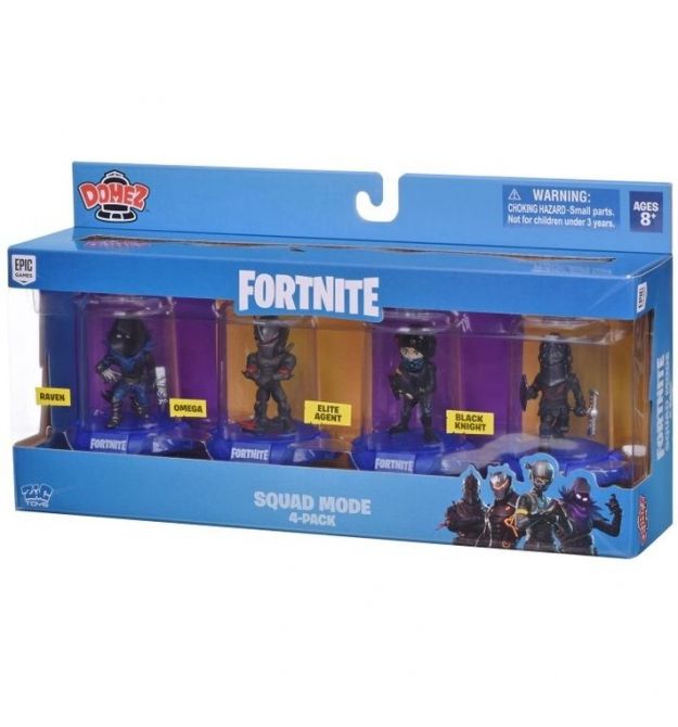 Набор коллекционных фигурок Jazwares Domez Fortnite Launch Squad (4 фигурки в наборе)