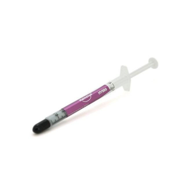 Паста термопровідна Halnziye HY-880 0.5g, шприц, Grey, Q50