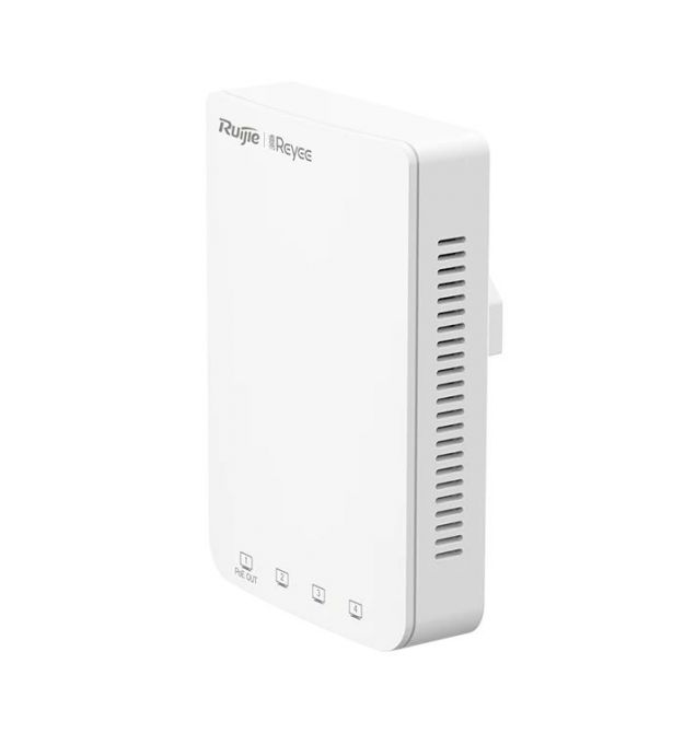 Двухдиапазонная гигабитная настенная точка доступа серии Ruijie Reyee RG-RAP1200(P)