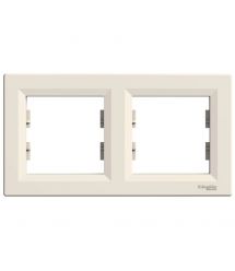 РАМКА ДВУХМЕСТНАЯ ГОРИЗОНТАЛЬНАЯ Schneider Electric Asfora EPH5800223