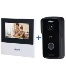 Комплект Dahua Mіні DHI-VTH2611L-WP 4.3" Wi-Fi + DHI-VTO2111D-P-S2