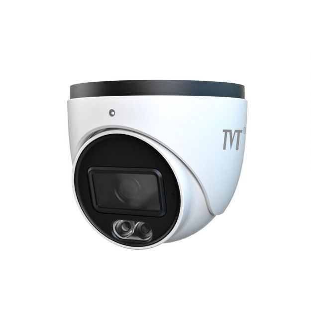 IP-видеокамера 4Mp TVT TD-9544S4-C(D-PE-AW2) White f-2.8mm, ИК+LED-подсветка, с микрофоном
