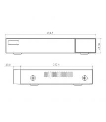 IP-відеореєстратор 4-канальний 6Mp TVT TD-3004H1-4P-B1 з 4 портами PoE