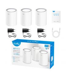 Маршрутизатор WiFi Mesh-система WiFi 6 Cudy M1800 (3-Pack) 3 штуки дводіапазонні гігабітні