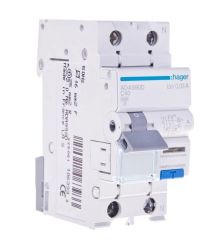 Дифавтомат 1P+N, 6kA, C-40A, 30mA, A Hager ADA990D