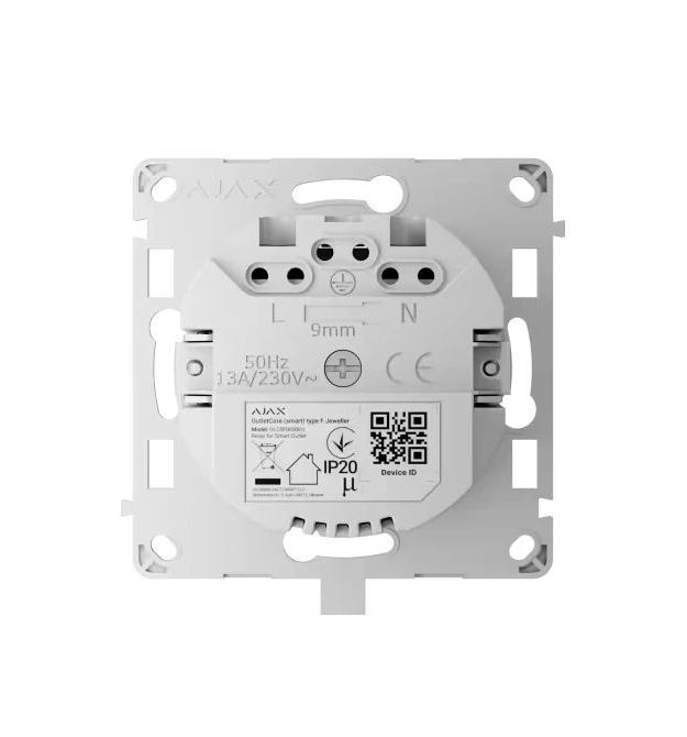 Реле управления розеткой Ajax OutletCore (smart) [type F] [55] (8EU)