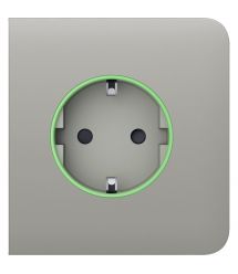 Бічна панель для вбудованої розетки Ajax SideCover (smart) Oyster