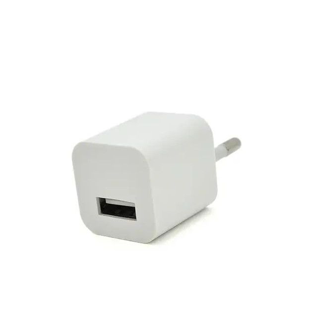 СЗУ VD05 220V-USB, 100-240V, 5W, 5-5.5V 1A, White, OEM