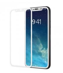Стекло защитное 5D iPhone X white