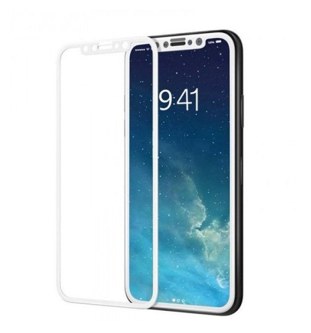 Скло захисне 5D iPhone X white