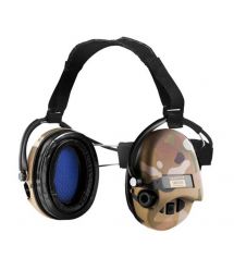 Активні захисні навушники Sordin Supreme Pro-X Neckband Multicam із заднім тримачем під шолом