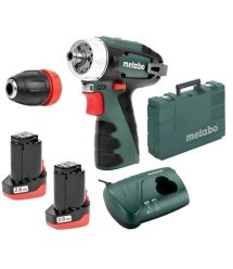 Аккумуляторная дрель-шуруповерт Metabo PowerMaxx BS Quick Basic (600156500)