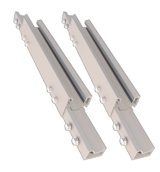 Удлинитель крайний до 1145мм 300мм (2шт) Al тип1