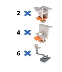 Комплект креплений к керамической черепице CeramicTile&nbsp;II