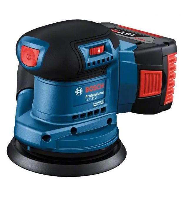 Эксцентриковая шлифмашина Bosch GEX 185-LI