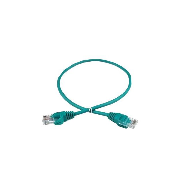 Патч-корд зеленый 0.25м EServer UTP CAT5e