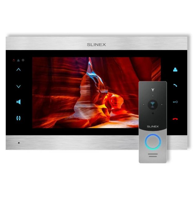 Комплект видеодомофона SL-10N Cloud (silver + black)