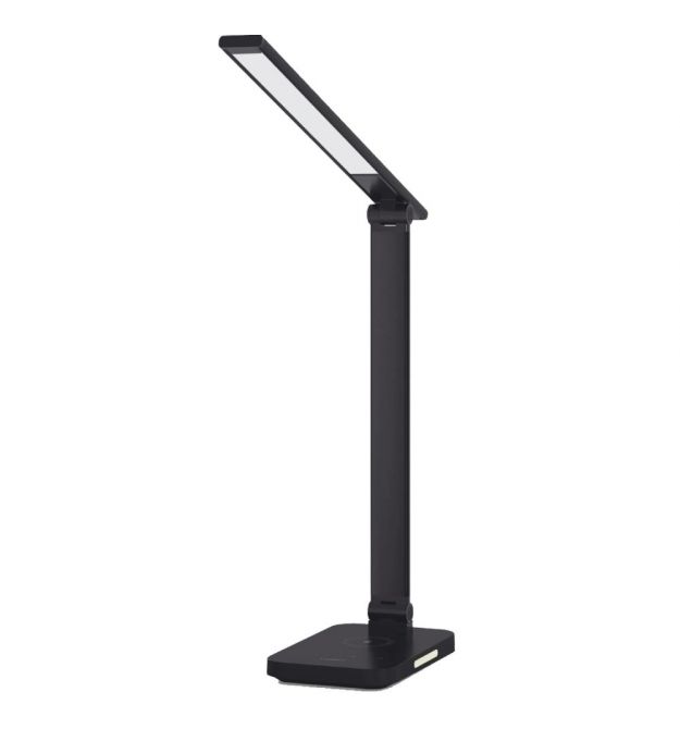 LED настольная лампа с беспроводной зарядкой VIDEX VL-TF17B 18W 1800-6500K