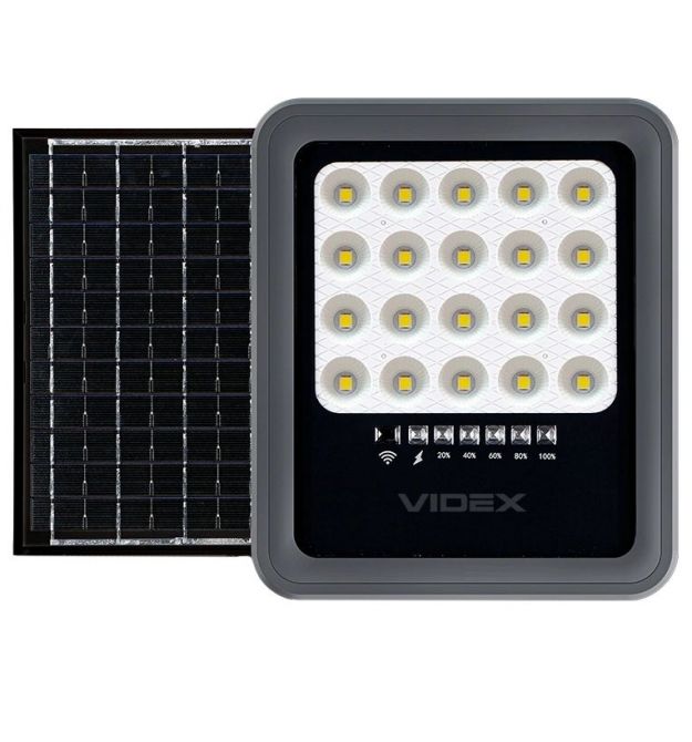 LED прожектор автономный VIDEX 500Lm 5000K 3.2 V