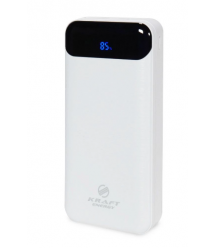 Повербанк 20000mAh Power Bank Kraft KPB-2020FC White 22.5W QC3.0