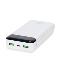 Повербанк 20000mAh Power Bank Kraft KPB-2020FC White 22.5W QC3.0