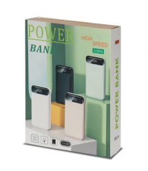 Повербанк 20000mAh Power Bank Kraft KPB-2020FC White 22.5W QC3.0