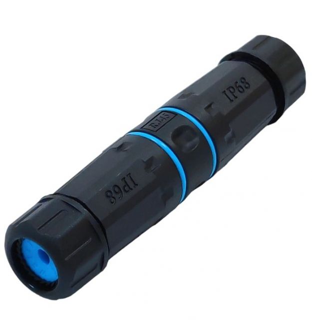 Водонепроницаемый соединитель IP68 кат. 6 RJ45-RJ45 STP