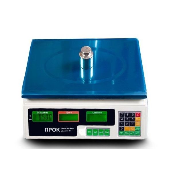 Ваги торговельні електронні Proinstal NA-500 (40кг)