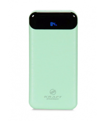 Повербанк 10000mAh Power Bank Kraft KPB-2010FC Green 22.5W QC3.0