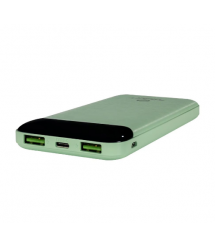 Повербанк 10000mAh Power Bank Kraft KPB-2010FC Green 22.5W QC3.0