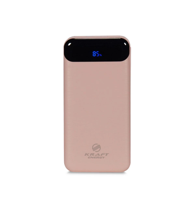 Повербанк 10000mAh Power Bank Kraft KPB-2010FC Pink 22.5W QC3.0