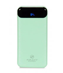 Повербанк 20000mAh Power Bank Kraft KPB-2020FC Green 22.5W QC3.0