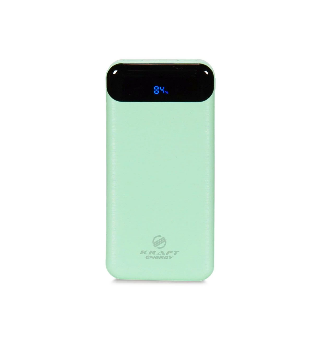 Повербанк 20000mAh Power Bank Kraft KPB-2020FC Green 22.5W QC3.0