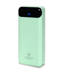 Повербанк 20000mAh Power Bank Kraft KPB-2020FC Green 22.5W QC3.0