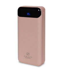 Повербанк 20000mAh Power Bank Kraft KPB-2020FC Pink 22.5W QC3.0