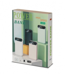 Повербанк 20000mAh Power Bank Kraft KPB-2020FC Pink 22.5W QC3.0