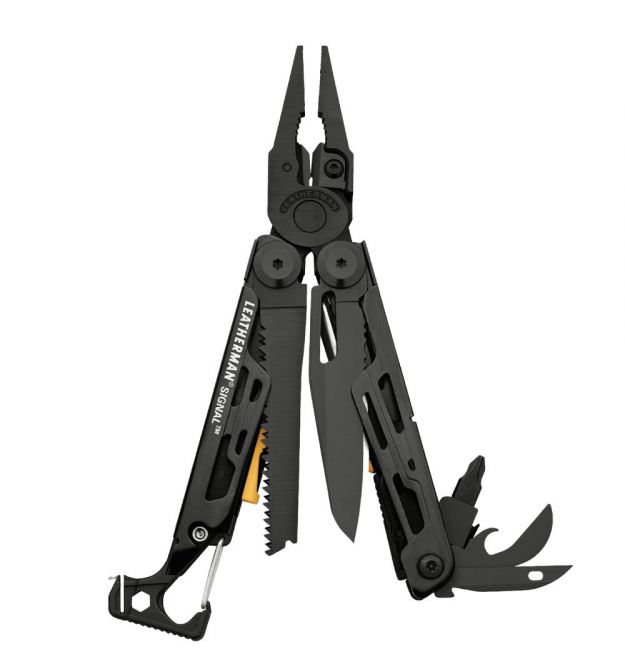 Мультиинструмент, синтетический чехол LEATHERMAN SIGNAL BLACK
