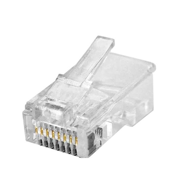 Коннектор (100 шт-уп.) Q100, Box Tyco RJ-45 8P8C UTP Cat-5 (TCRJ45-UTP)