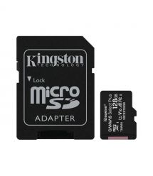 Карта пам'яті microSDXC 128GB Kingston Canvas Select Plus з SD-адаптером Class 10 UHS-I U1 V10 A1 (SDCS2-128GBSP) FullHD