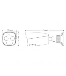 Тепловізійна IP-відеокамера 5Mp TVT TD-5422E1-VT(7-PE) f-8mm, thermal 256x192 f-7mm