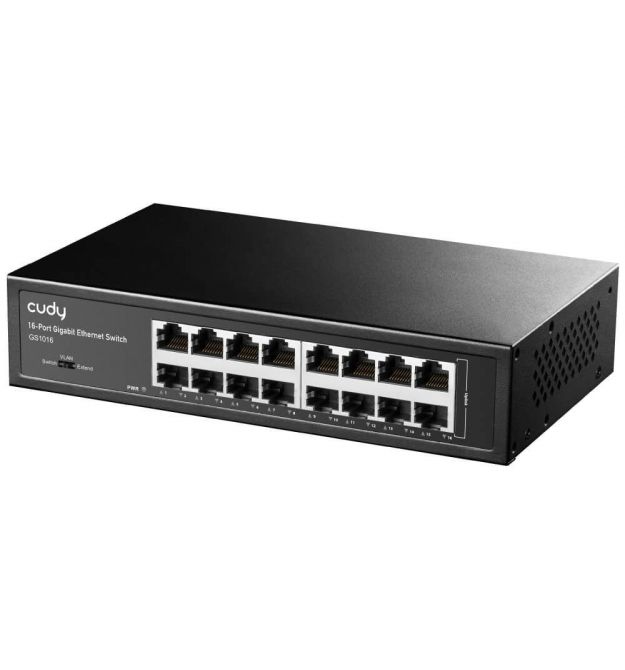 Коммутатор 16-портовый неуправляемый Cudy GS1016 гигабитный