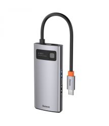 USB Hub Baseus Metal Gleam Series 4-in-1 Multifunctional Type-C Сірий (CAHUB-CY0G)