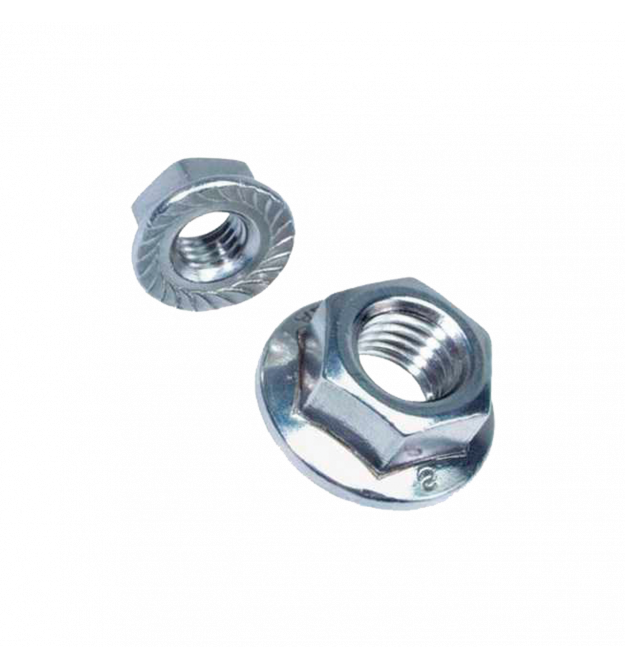 Гайка фланцева зубчаста М8